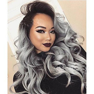 2 Tones Ombre Wavy 1B Wig