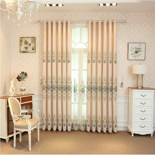 Embroidery Fabric Curtain