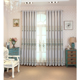 Embroidery Fabric Curtain