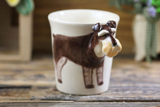 Hand-Painted Animal Mugs