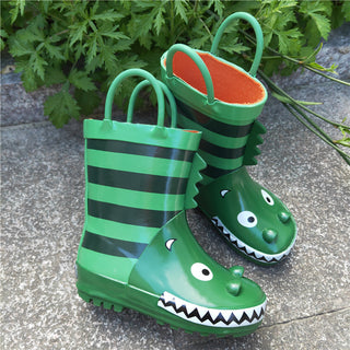 Children cartoon rubber rain boots