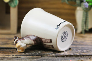 Hand-Painted Animal Mugs