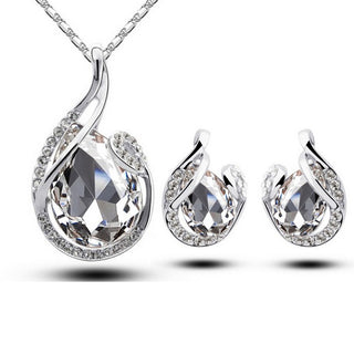 Tear Drop Jewelry Set