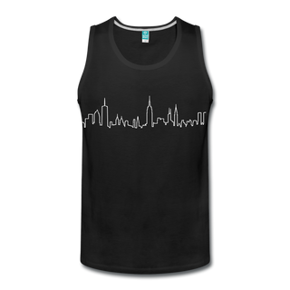 Men’s NYC Skyline Tank - black