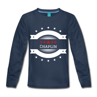 Long Sleeve Chaplin Star Crest - navy