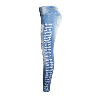 Ripped Slim Fit Stretch Jean