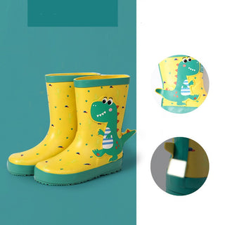 Children rain boots boys and girls non-slip water shoes