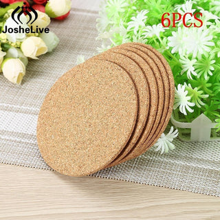 Bulk Natural Cork Coasters