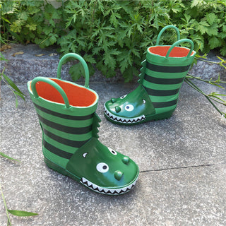 Children cartoon rubber rain boots