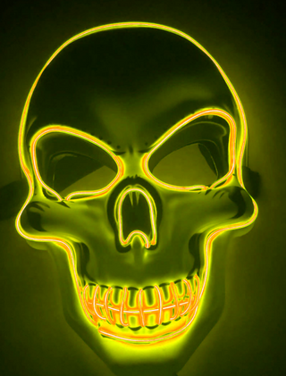 Skeleton  LED Glow Mask