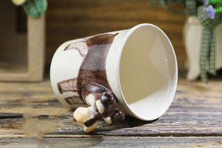 Hand-Painted Animal Mugs