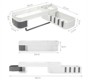 Multifunctional Bathroom Shelf