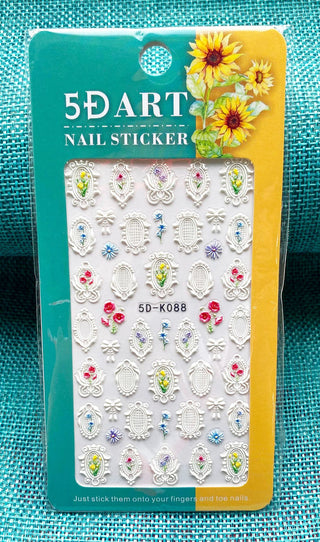 Embossed Nail Sticker