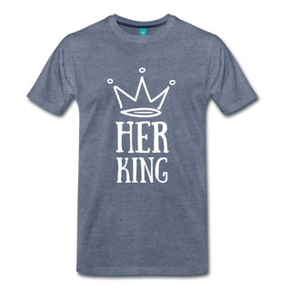 Her King - heather blue