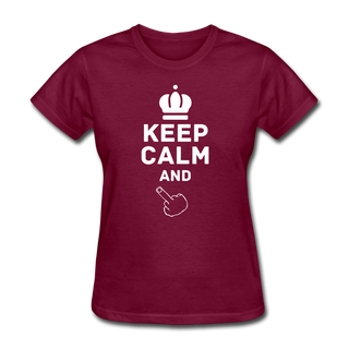 Women's T-Shirt - burgundy