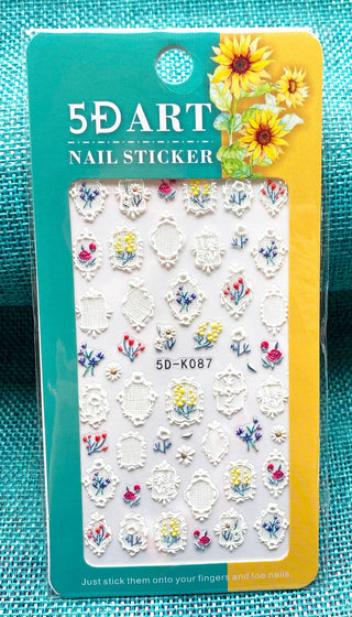 Embossed Nail Sticker