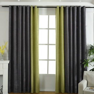 Solid Chenille Curtain