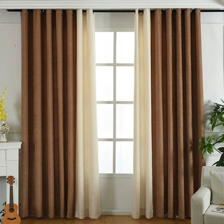 Solid Chenille Curtain