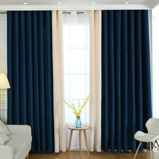 Solid Chenille Curtain