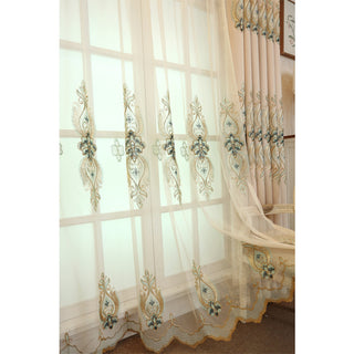 Embroidery Fabric Curtain