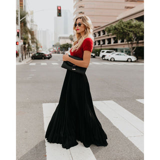 Casual High Waisted Skirt