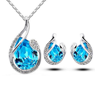 Tear Drop Jewelry Set