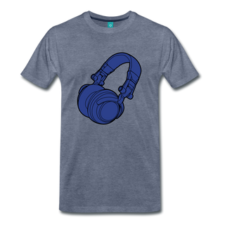 Headphone T - heather blue