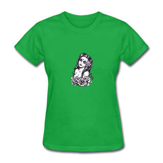 La Catrina Tee - bright green