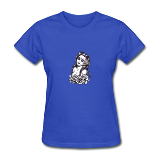 La Catrina Tee - royal blue