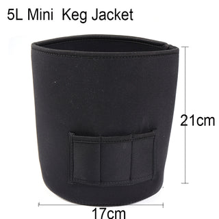 Neoprene Parka Keg Jacket For 2L 5Lmini Beer Keg,keep Beer Cooler , Home Beer Brewing