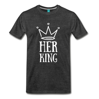 Her King - charcoal gray