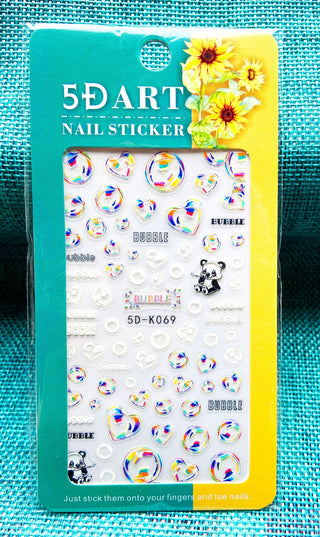 Embossed Nail Sticker