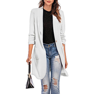 Mid Length Pocket Coat Blazer