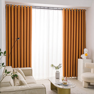 Solid Color Bedroom Curtains