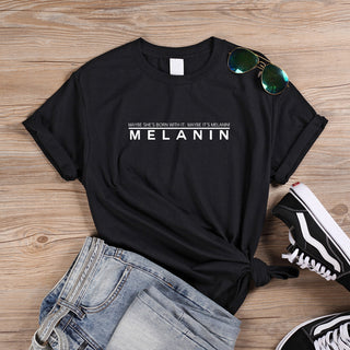 Letters of Melanin print short sleeves