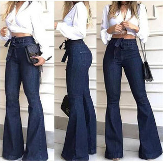 Women's Dark Flared Jeans