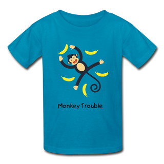 Monkey T - turquoise