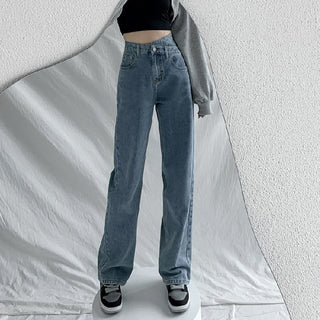 Women's Loose High Waist Jeans