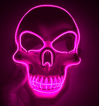 Skeleton  LED Glow Mask