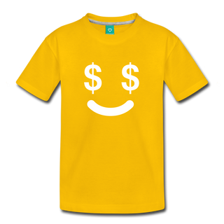 Kids' Rich Smile Tee - sun yellow