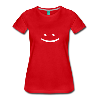 Smiley Face Tee - red