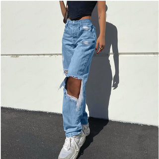 Thin And Versatile Women's Jeans