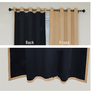 Curtain With Black Lining On The Back