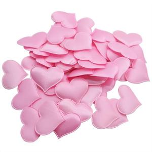 Romantic Satin Hearts Valentines Wedding Day Decorations