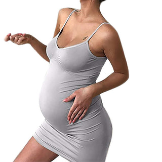 Maternity Clothes Sexy Solid Sleeveless Deep V