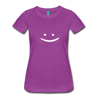 Smiley Face Tee - light purple