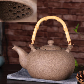 Ceramic Kettle Teapot Purple Sand Beam Kettle