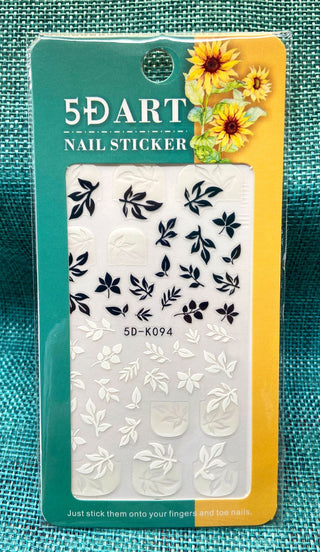 Embossed Nail Sticker