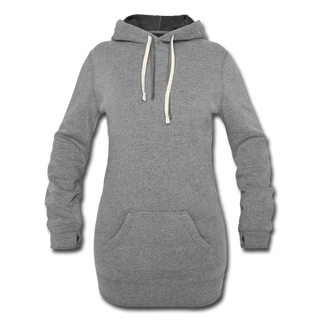 Women's Hoodie Dress - heather gray