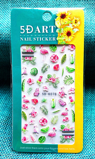 Embossed Nail Sticker